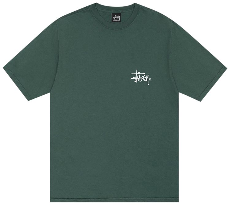 Stussy IST Venus Pigment Dyed T Shirt Forest