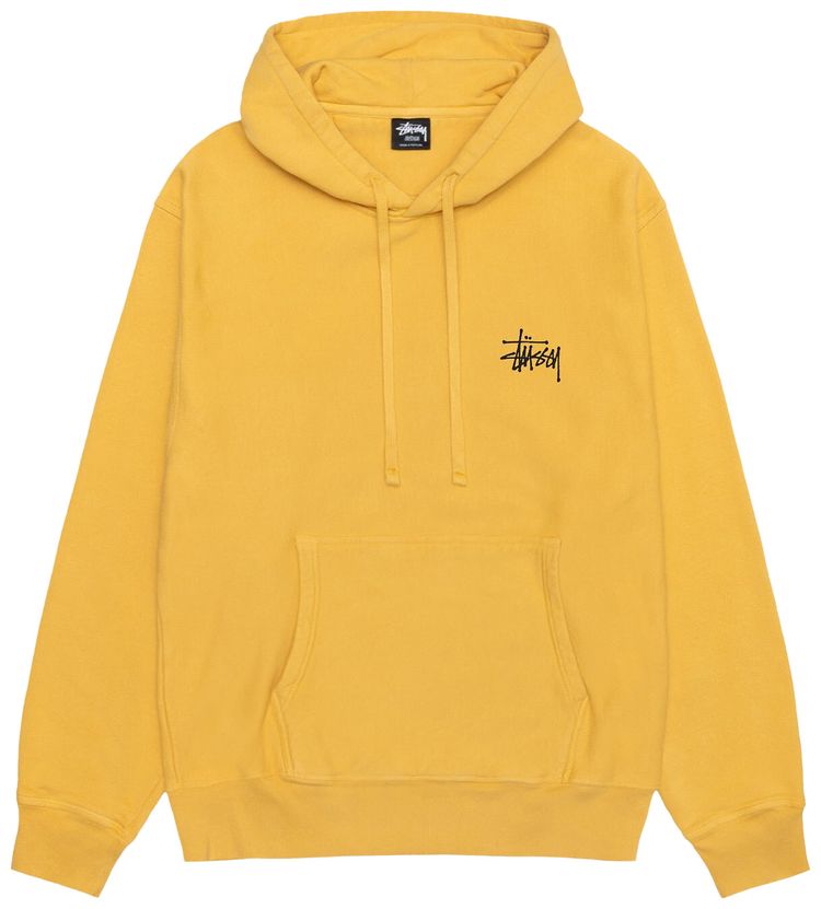 Stussy Basic Pigment Dyed Hoodie Honey