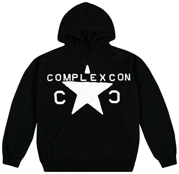 Cactus Plant Flea Market Complexcon Star Stamp Hoodie Black