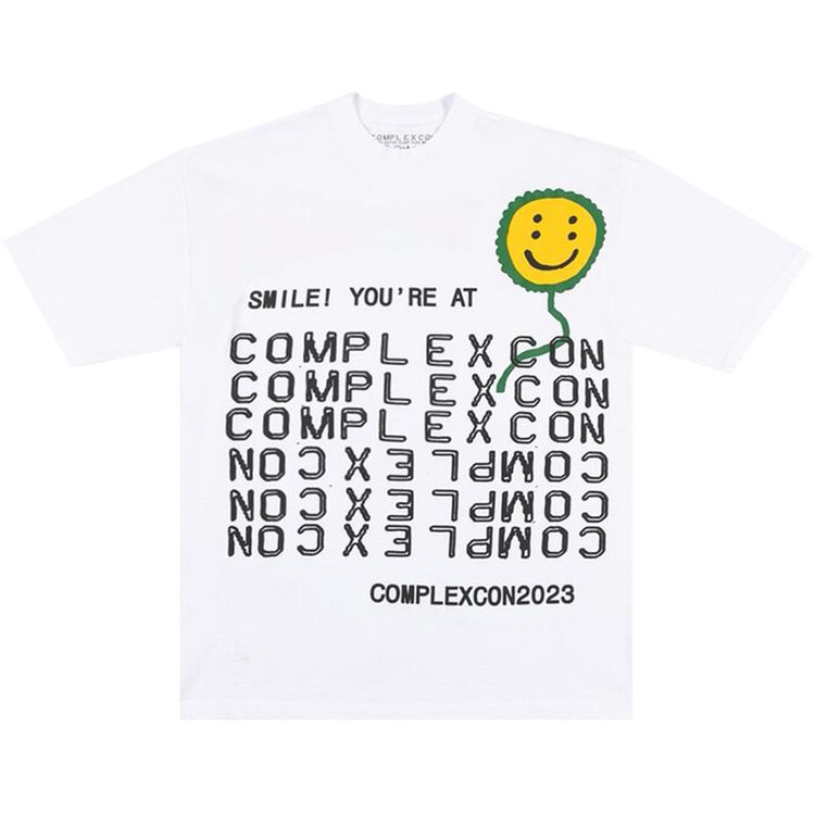 Cactus Plant Flea Market Complexcon Smile Tee White