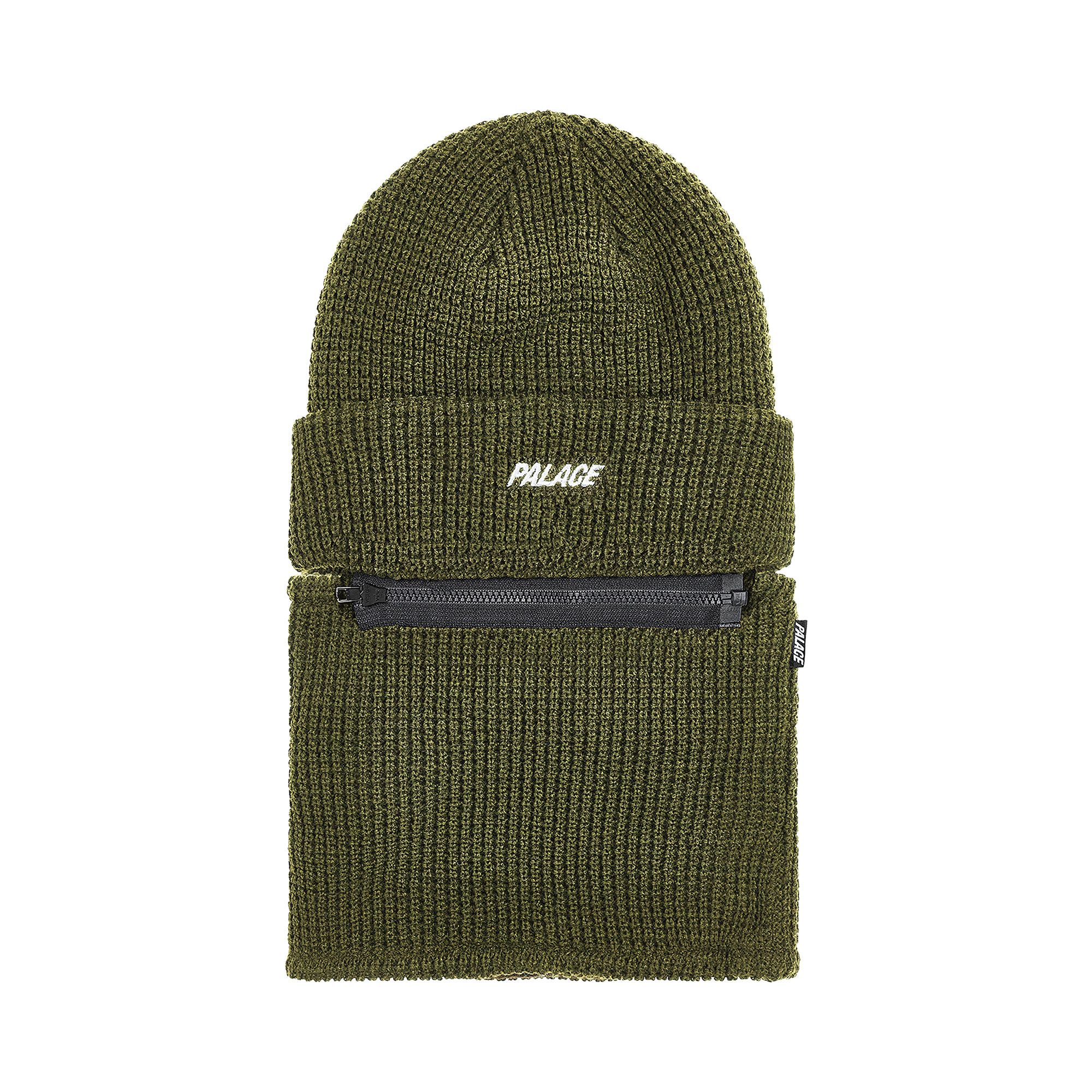 新作ウエア Palace Buy Zip Green Deep 'The Beanie P Facewarmer Off 帽子