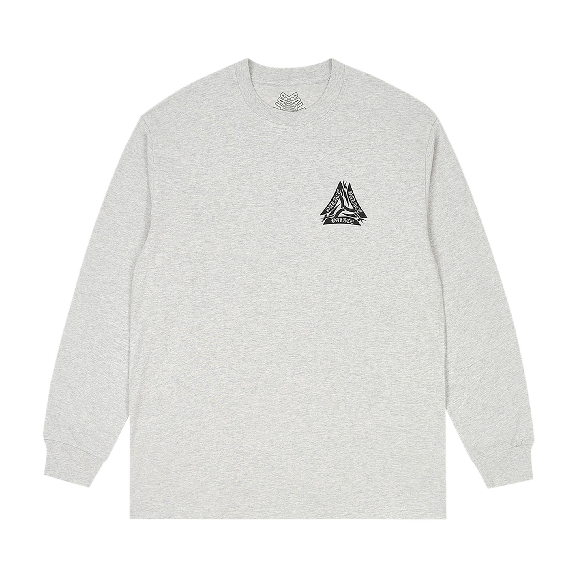 Buy Palace Tribal Tri Longsleeve 'Grey Marl' - P25LS011 | GOAT