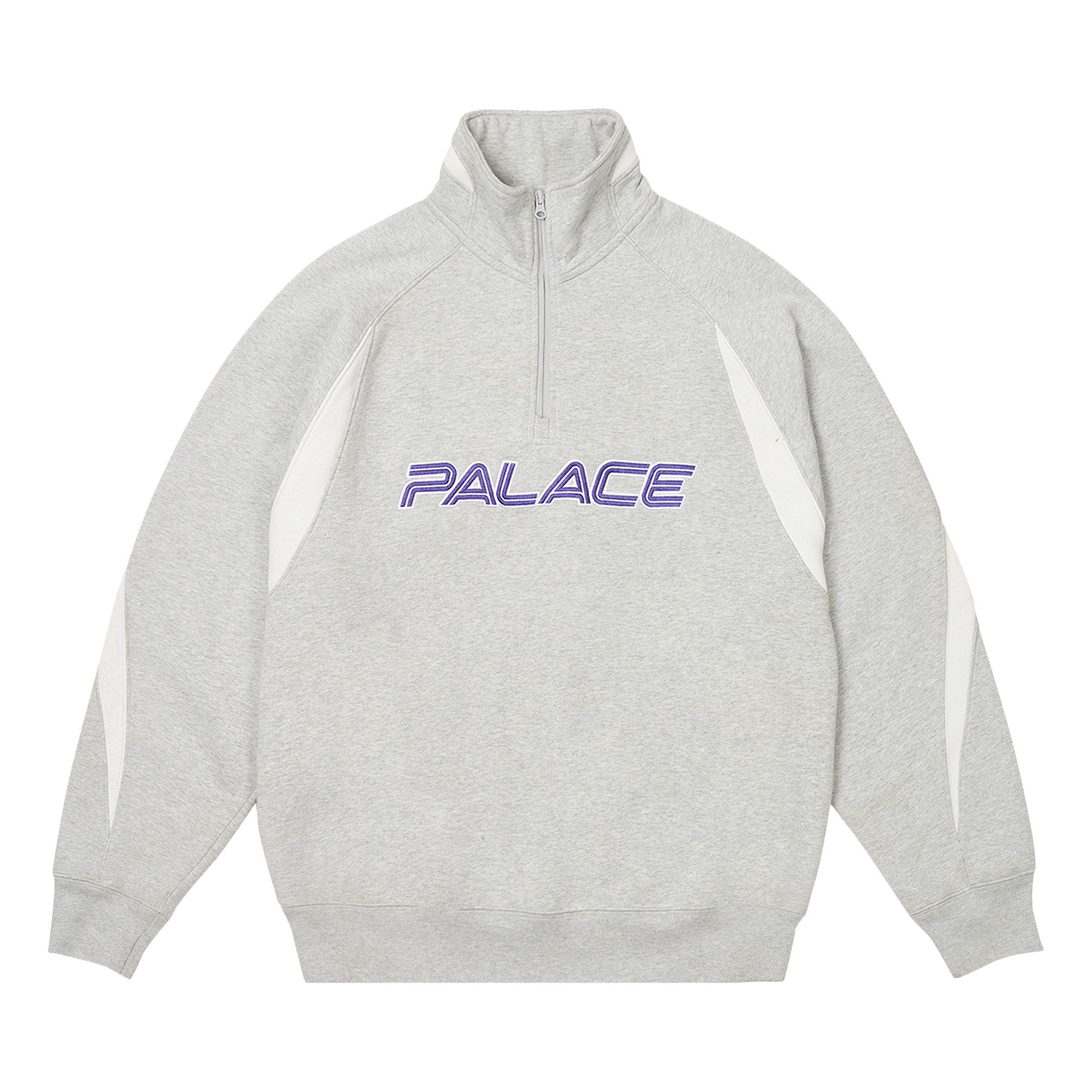 Buy Palace Isn't It 1/4 Zip 'Grey Marl' - P25CS136 | GOAT