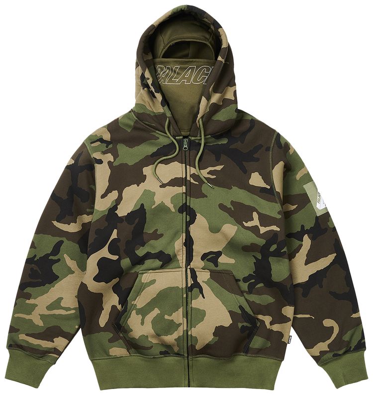 Palace Facemask Thermal Hood Camo