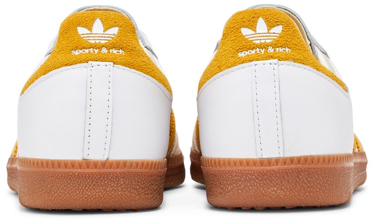 Sporty  Rich x adidas Samba OG White Bold Gold