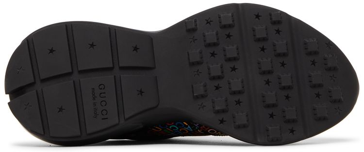 The North Face x Gucci Rhyton Allover Logo   Black Multi Color