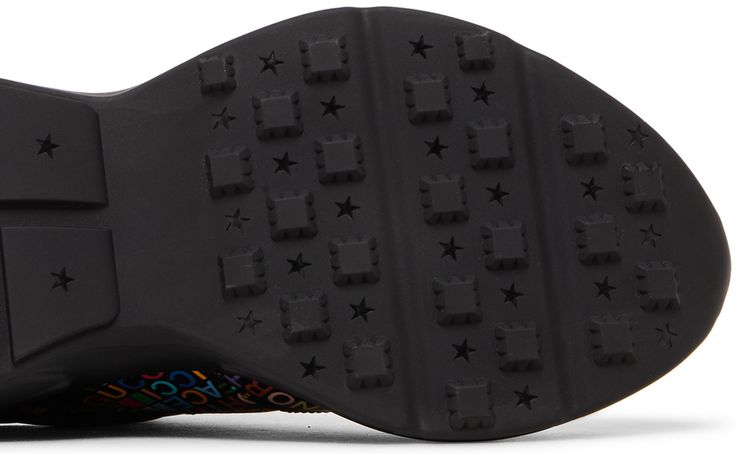 The North Face x Gucci Rhyton Allover Logo   Black Multi Color