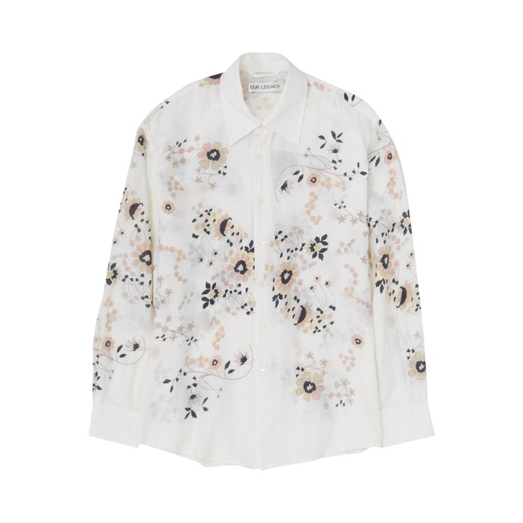 Our Legacy Eastern Flower Print Above Shirt 'White'