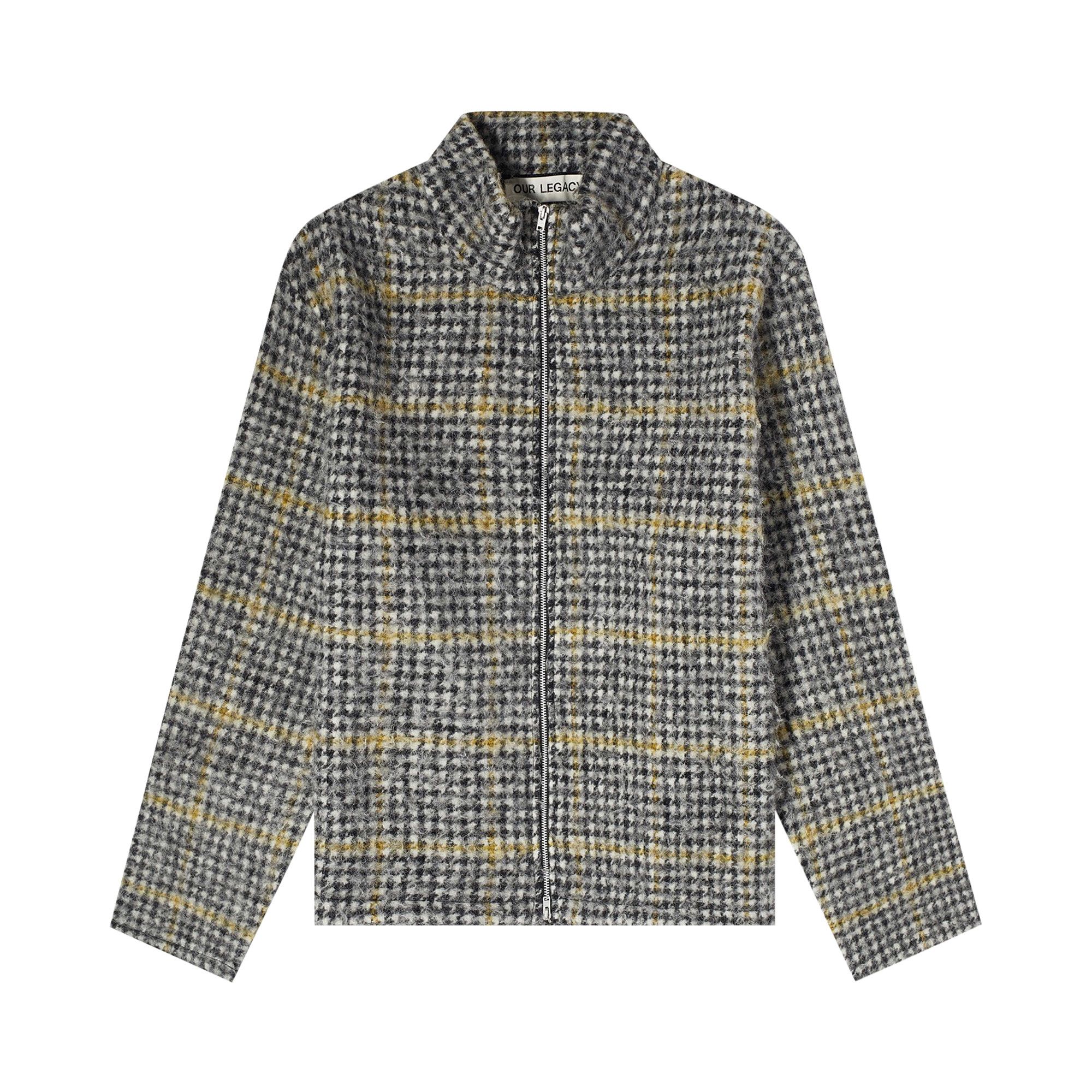 Buy Our Legacy Shrunken Full Zip Polo 'Houndstooth Buy Our Legacy Shrunken Full Zip Polo 'Houndstooth