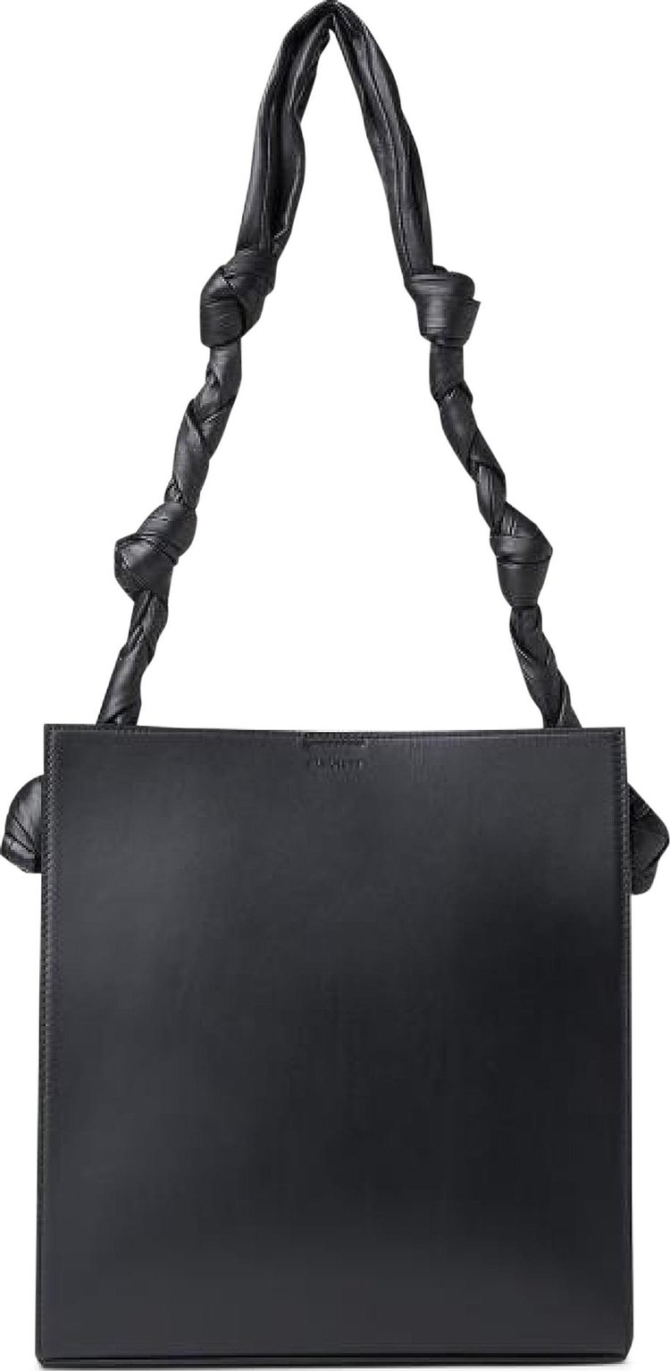 Jil Sander Medium Tangle Shoulder Bag Black