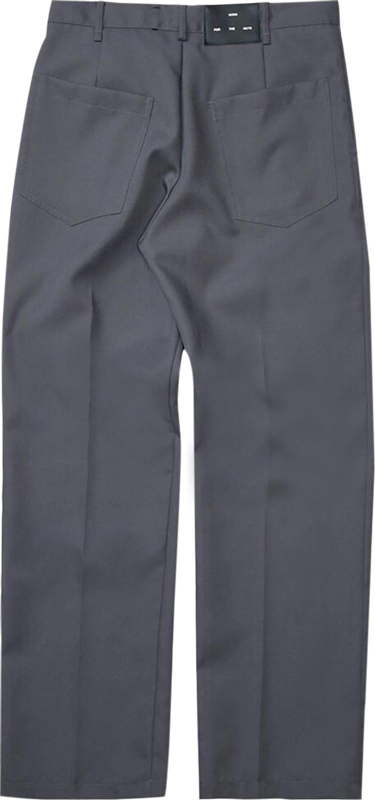 Song for the Mute Loose Pleated Pant Charcoal