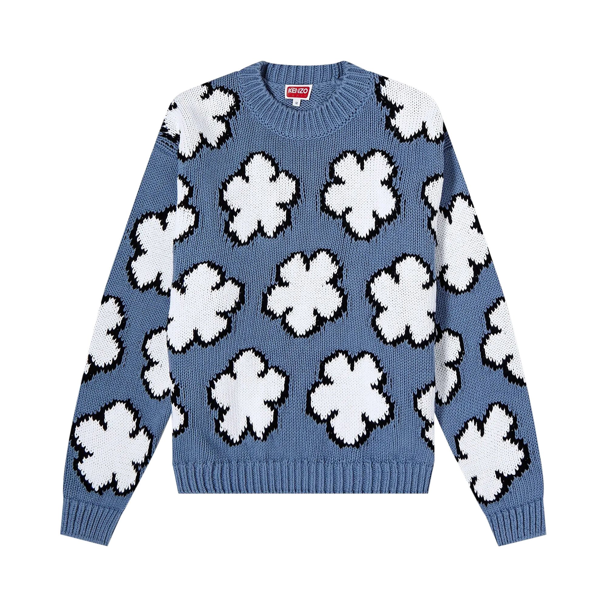 Buy Kenzo All Over Boke Flower Jumper Blue FD52PU3573CI 69 GOAT