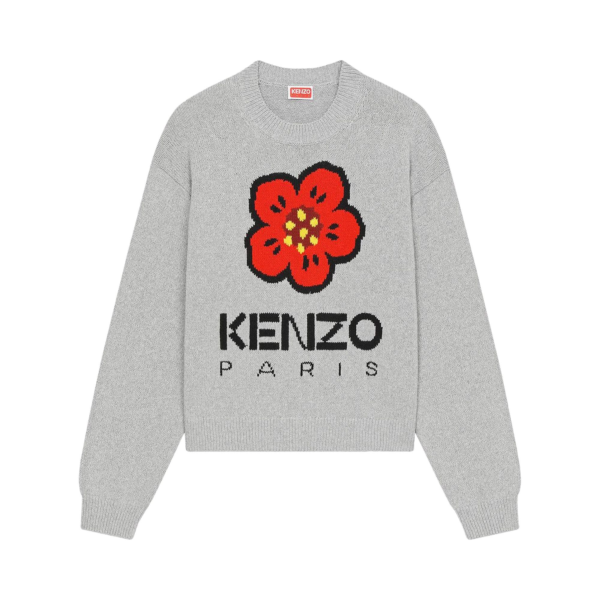 Buy Kenzo Knitted Sweater 'Grey' - FD52PU3803LD 94 | GOAT CA