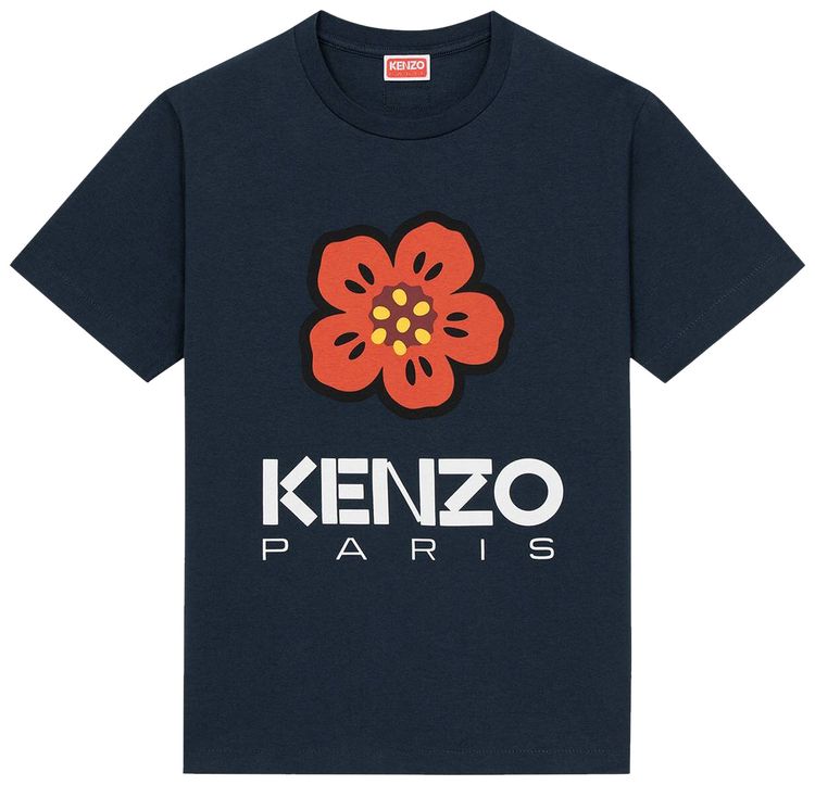 Kenzo Boke Flower T Shirt Blue