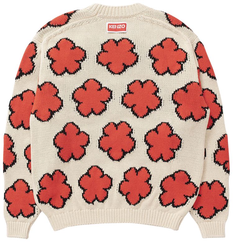 Kenzo All Over Boke Flower Jumper Red