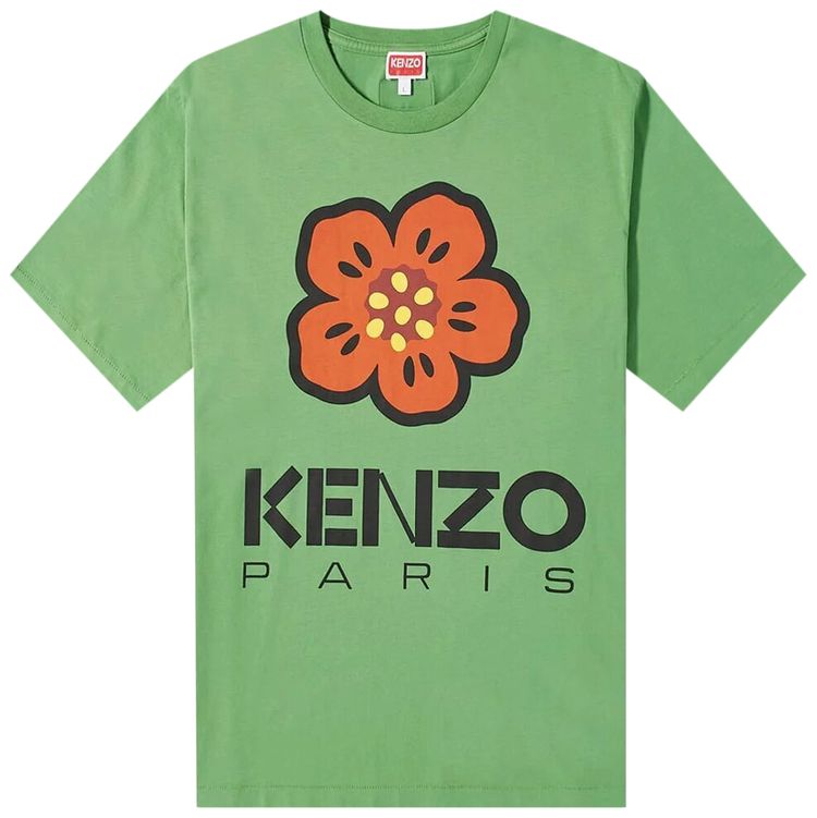 Kenzo Boke Flower T Shirt Green
