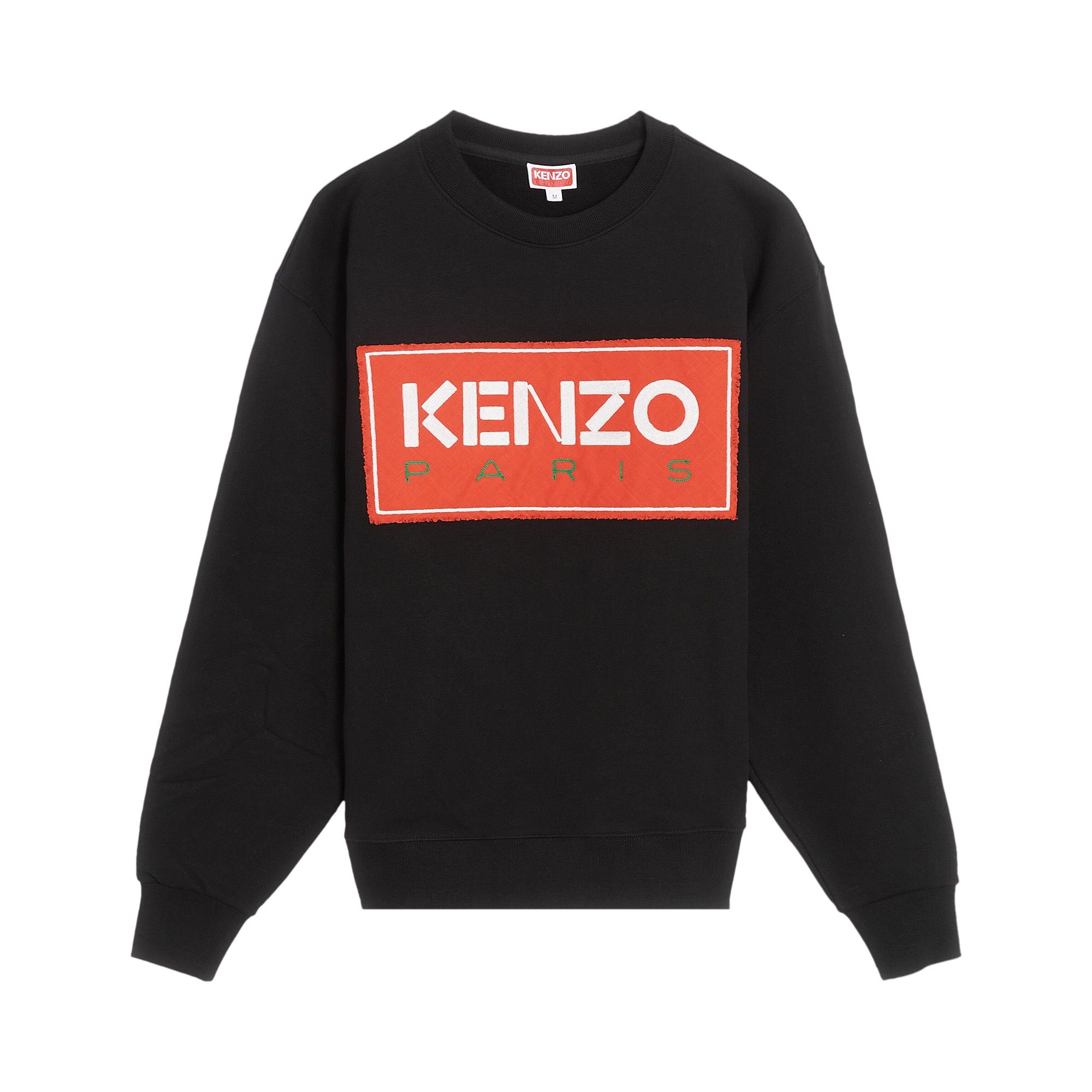 Buy Kenzo Classic Sweater Black FD55SW4474ME 99J GOAT UK