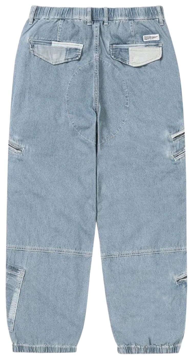 thisisneverthat Crazy Multi Zip Pant Washed Blue