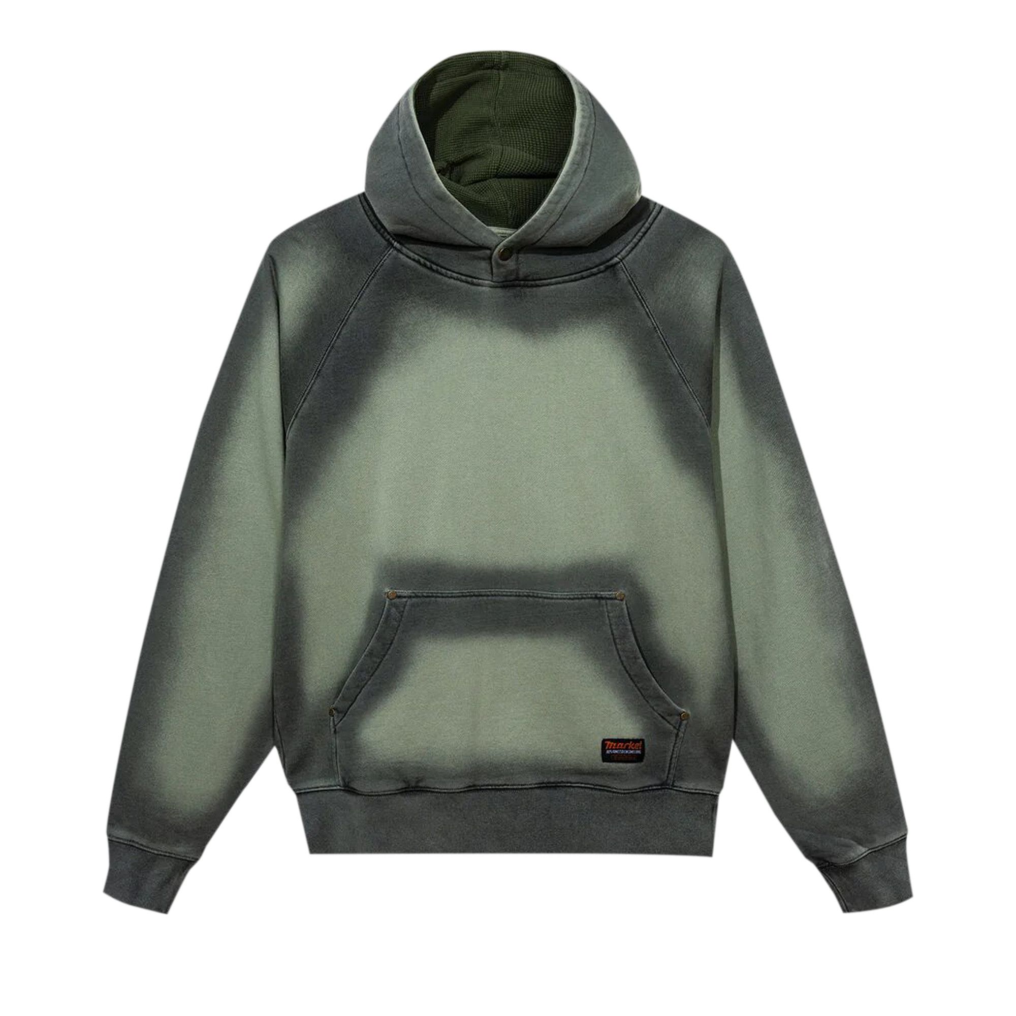 Size l Market Margins Hoodie 'Fern'