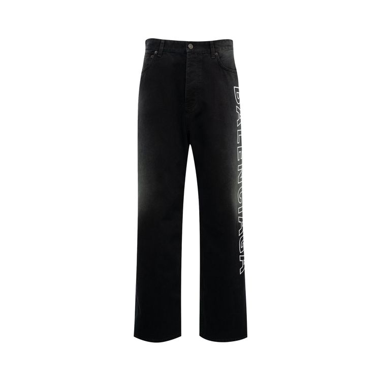 Balenciaga Baggy Pants Sunbleached Black
