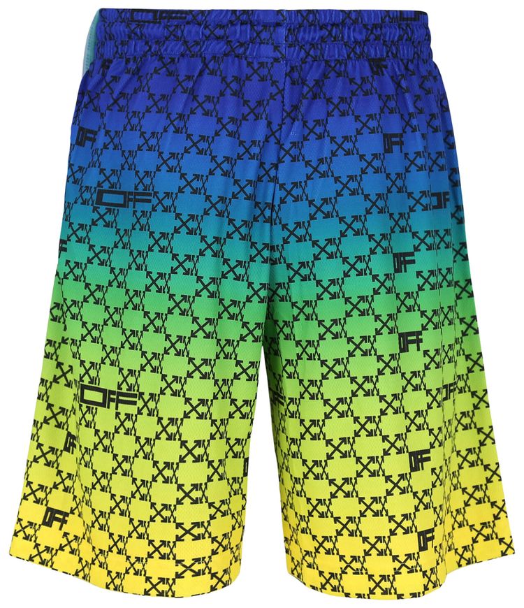 Off White Athl Monogram Shorts MulticolorBlack