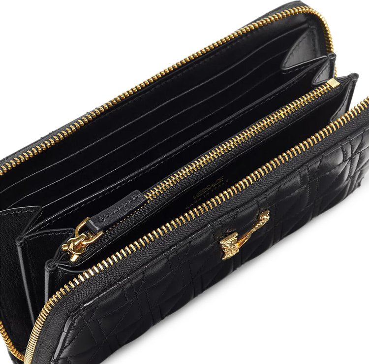 Versace Virtus Long Wallet BlacGold