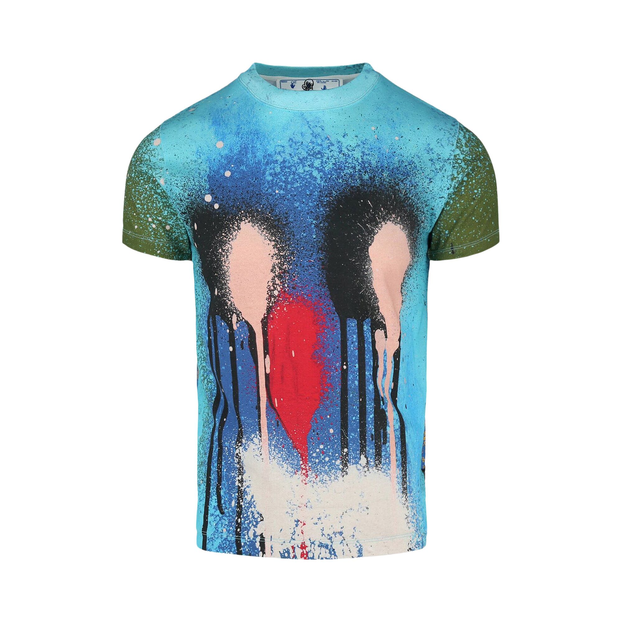 Buy Off-White x Katsu Spray Paint T-Shirt 'Multicolor