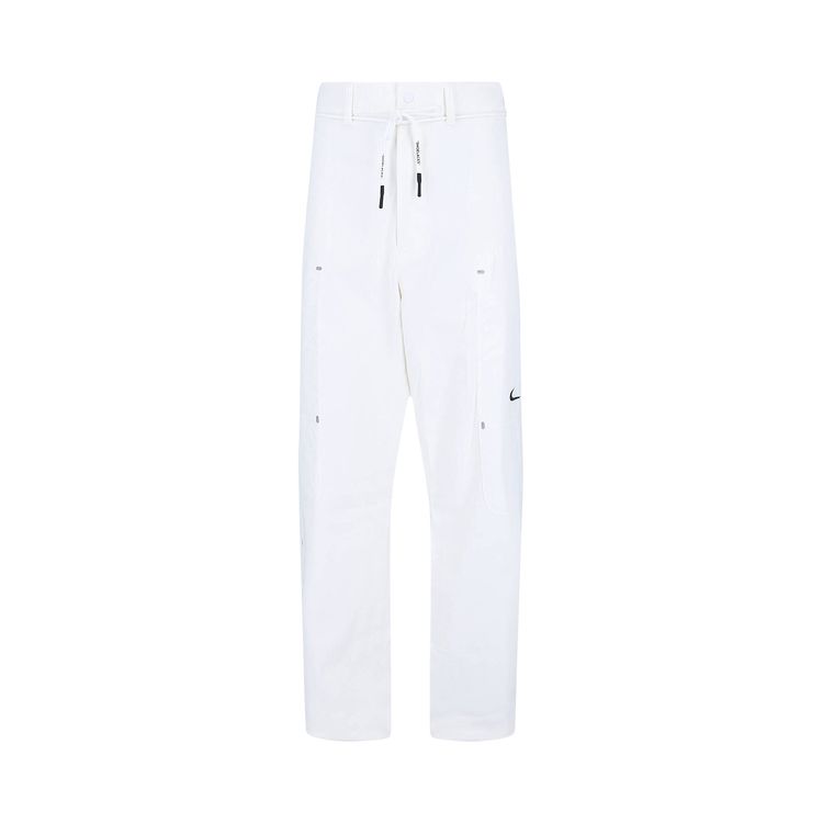 Off White x Nike Techno Fabric Track Pants White