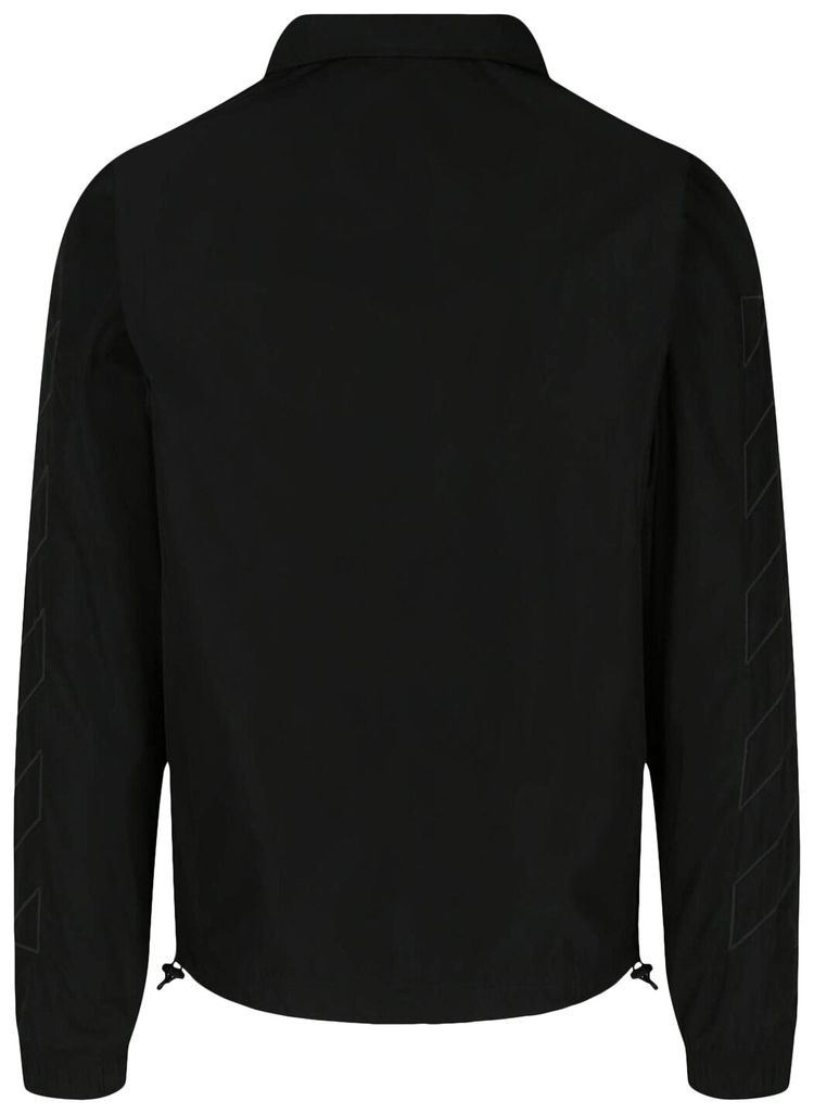 Off White Diag Outline Tracktop Black