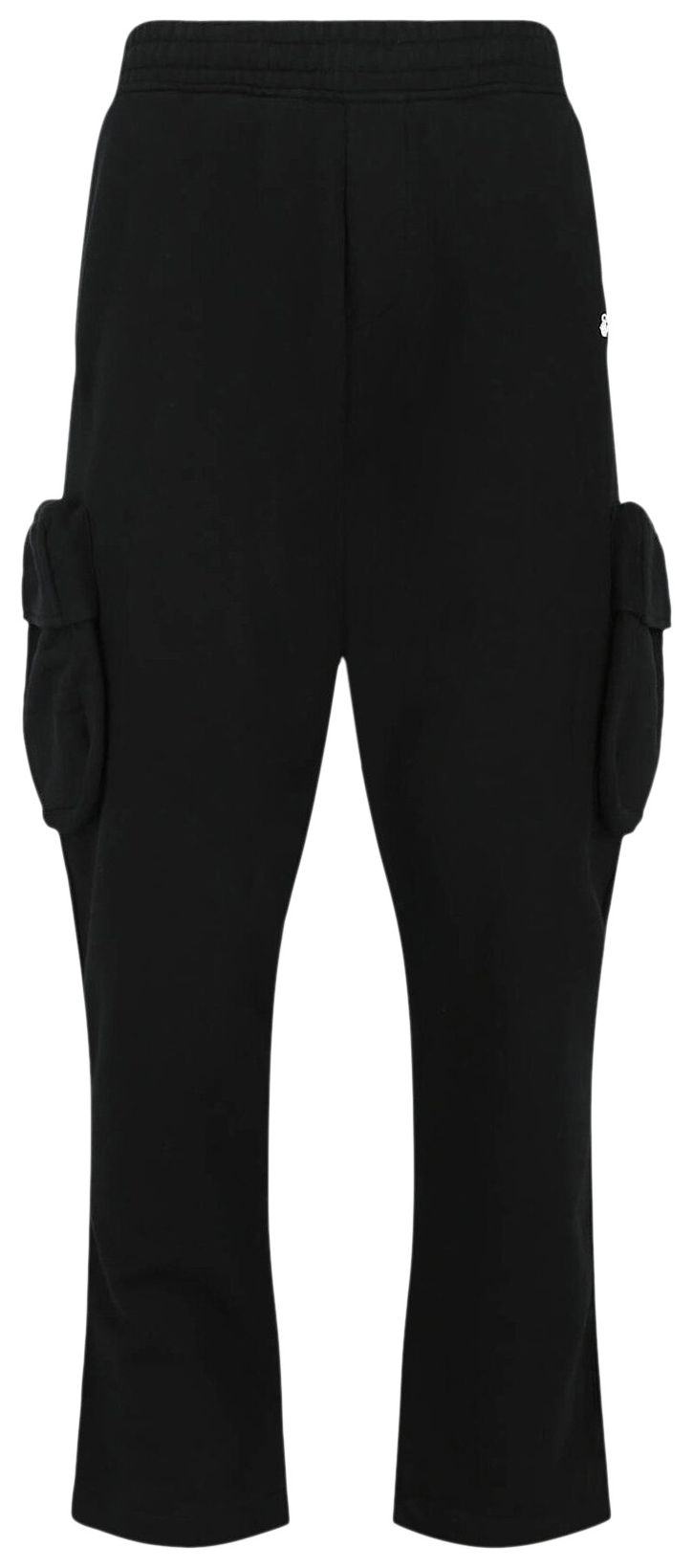 Off White Logo Cargo Track Pants Black