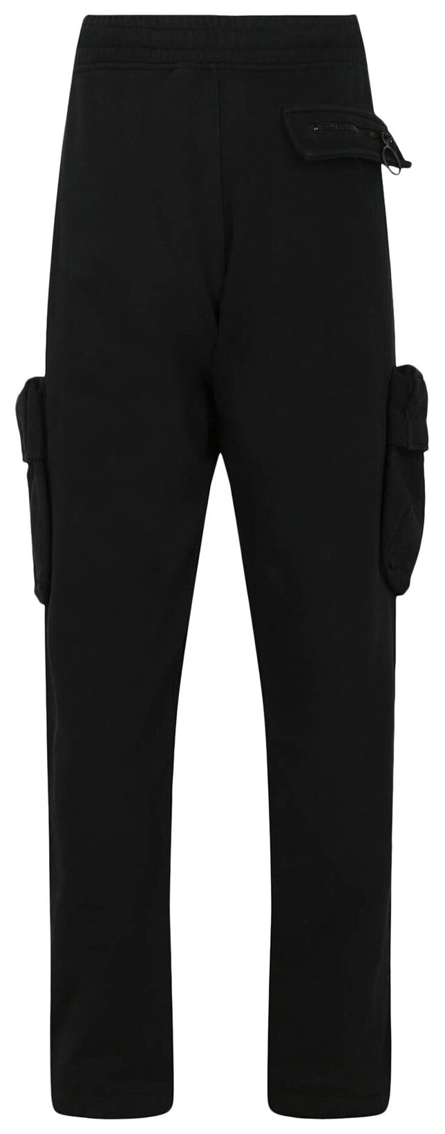 Off White Logo Cargo Track Pants Black