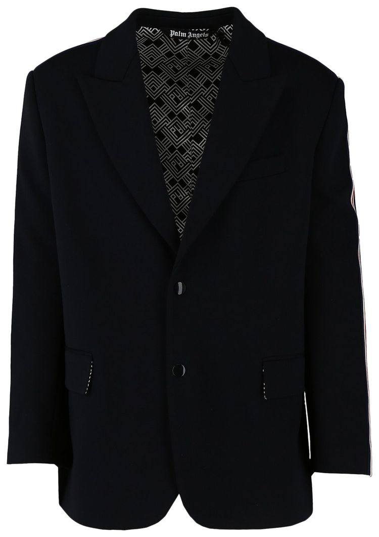 Palm Angels Classic Track Blazer Navy Blue