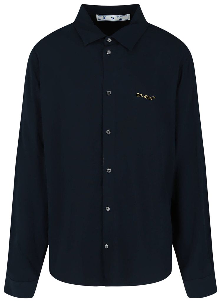 Off White Holiday Shirt Blue