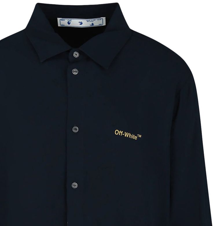 Off White Holiday Shirt Blue