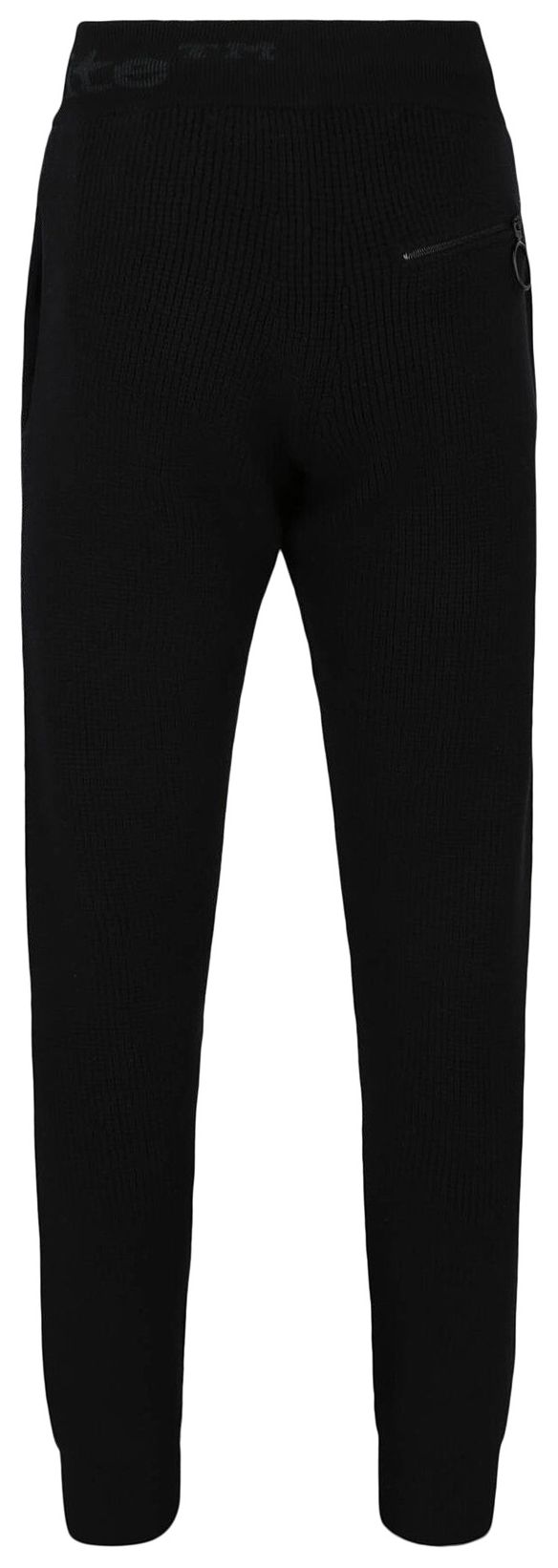 Off White Slouch Knit Pants Black