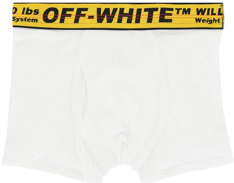 Off White Industrial Boxers White