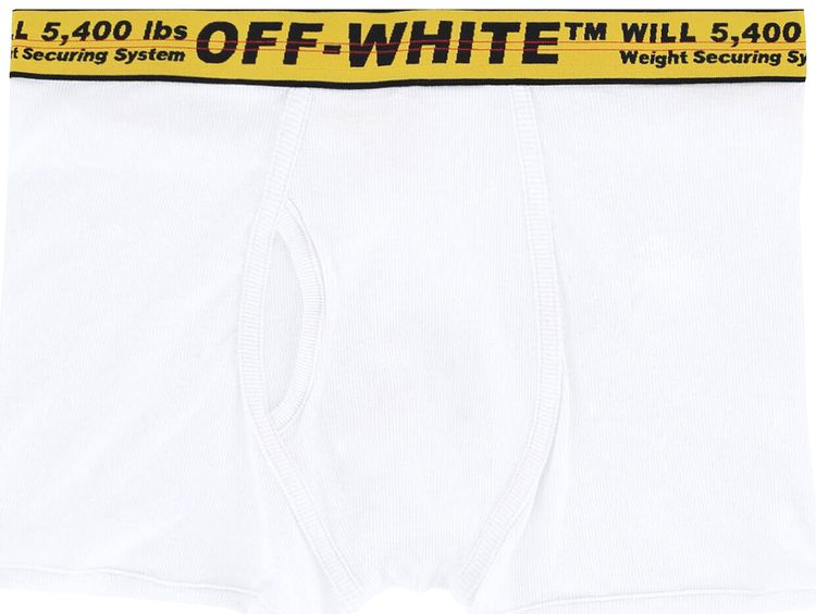 Off White Industrial Boxers White