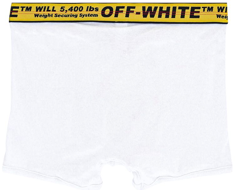 Off White Industrial Boxers White