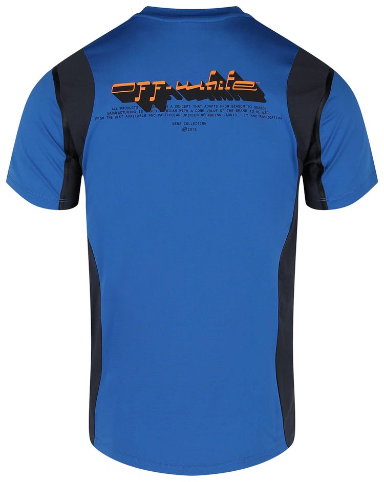 Off White Active Short Sleeve Tee Blue