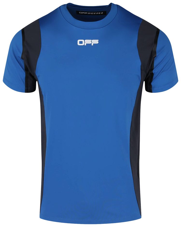 Off White Active Short Sleeve Tee Blue