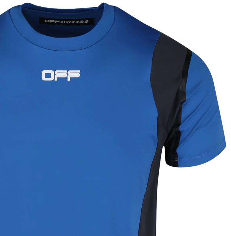 Off White Active Short Sleeve Tee Blue