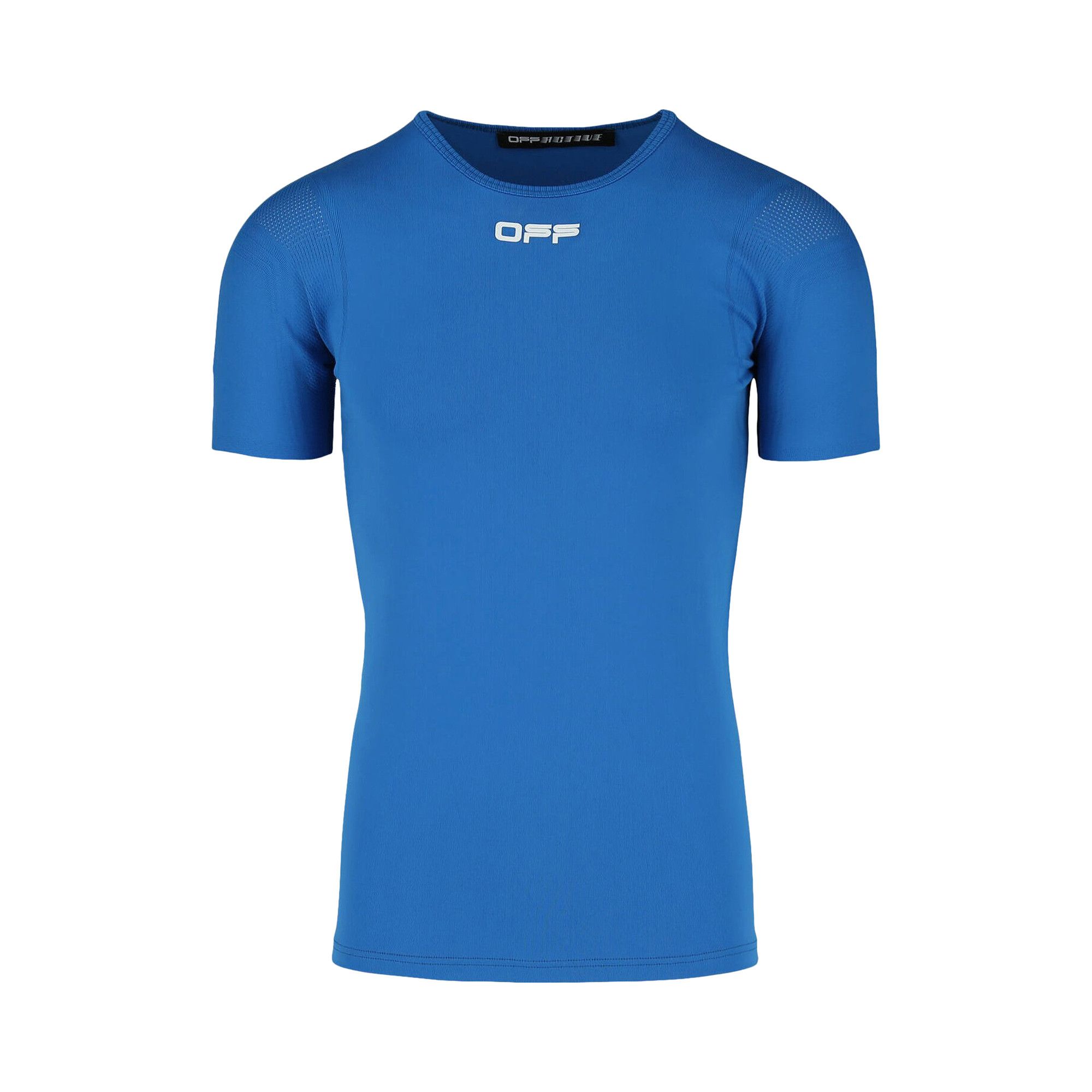 Buy Off White Active Seamless Short Sleeve Tee Blue OMVA012I20KNI0014501 GOAT