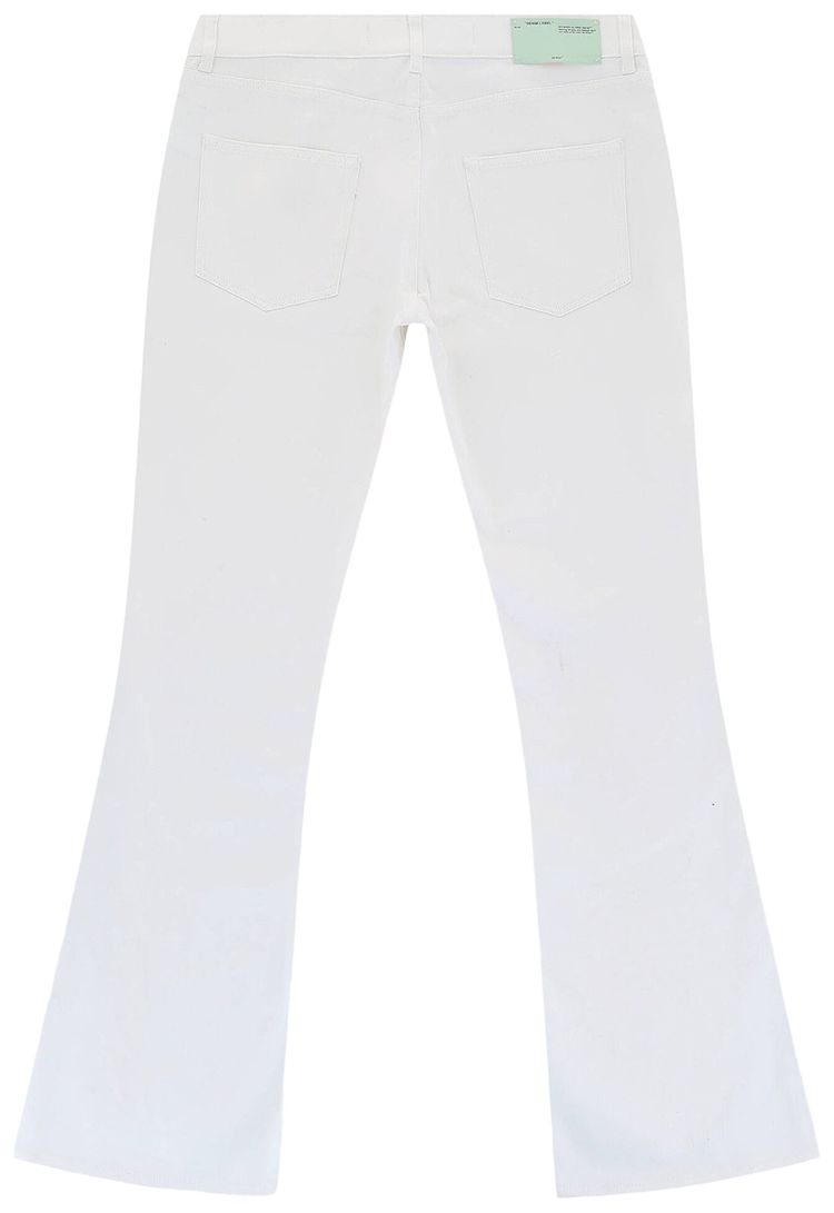 Off White Skinny Jeans White