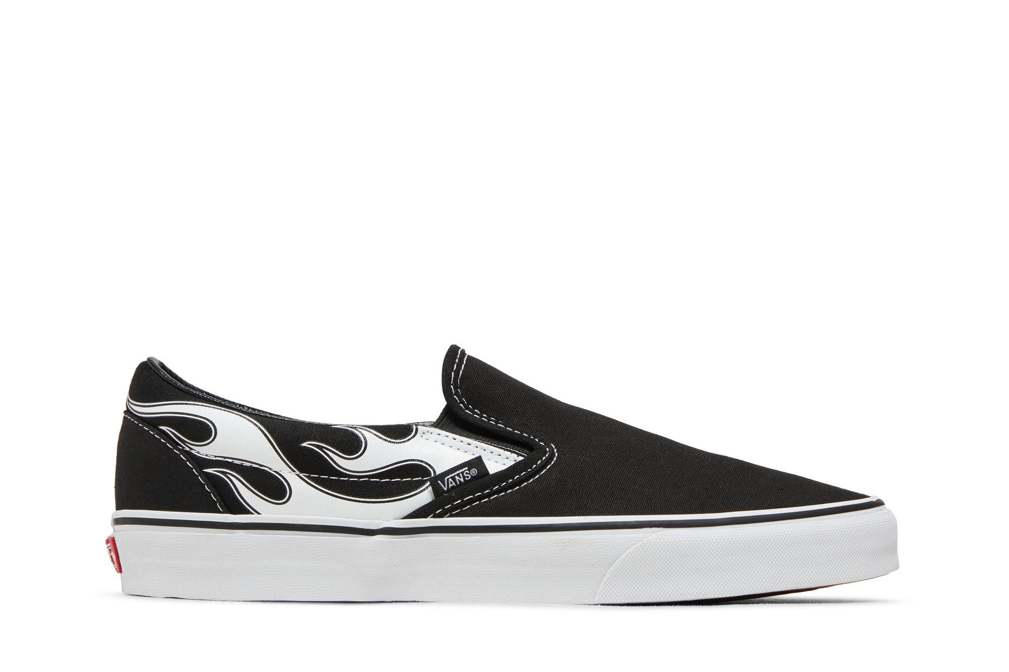 Buy Classic Slip On Flame Black White VN0A33TBK68 GOAT CA
