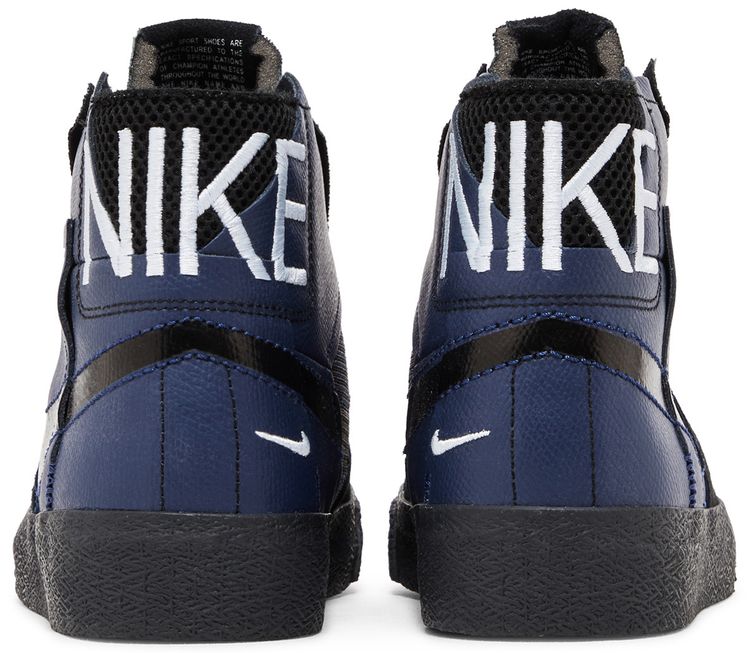 Nike Zoom Blazer Mid Premium SB Deconstructed   Midnight Navy Black