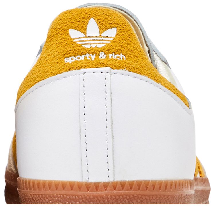 Sporty  Rich x adidas Samba OG White Bold Gold