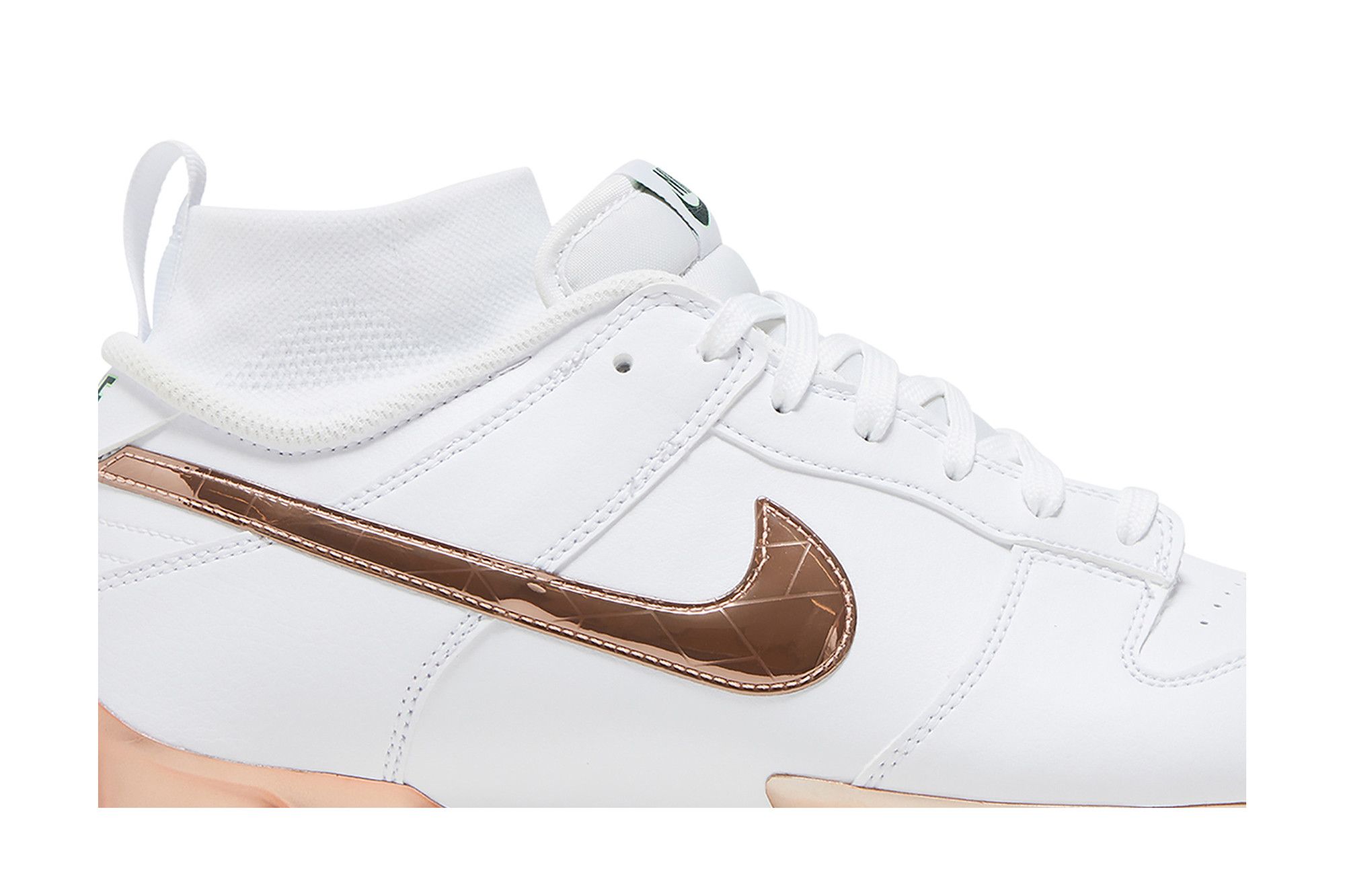 White and rose gold nike shoes sale