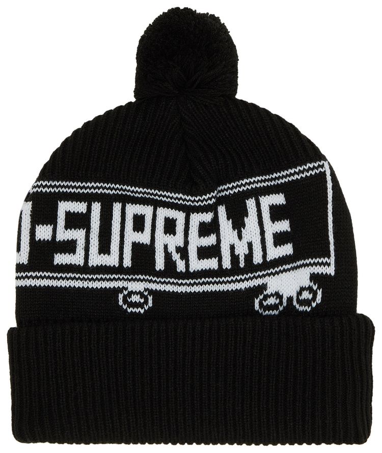 Supreme 18 Wheeler Beanie Black