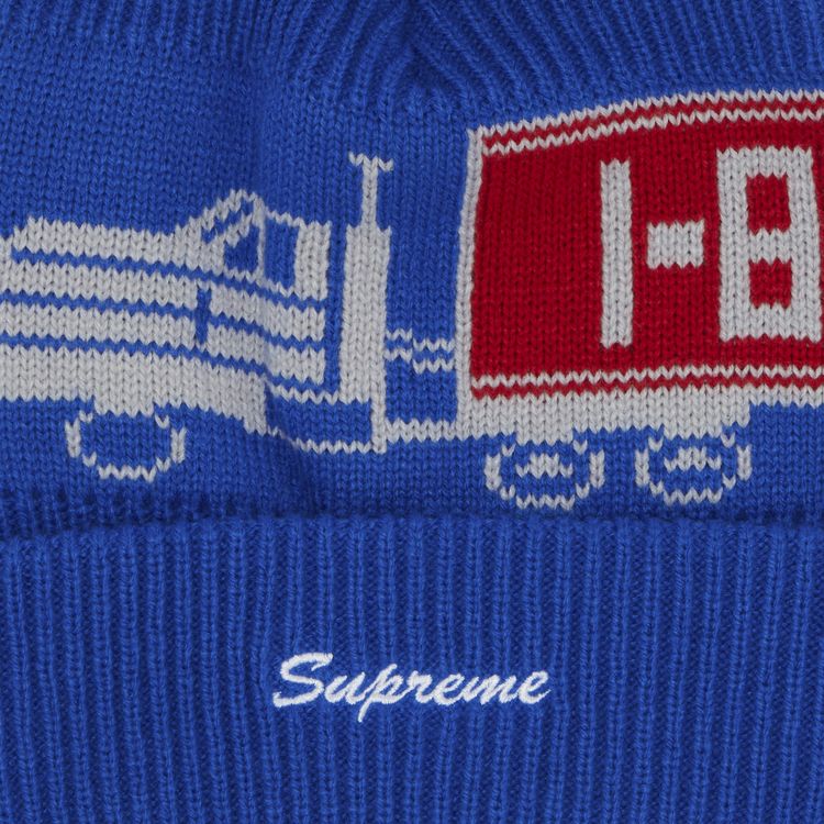 Supreme 18 Wheeler Beanie Blue