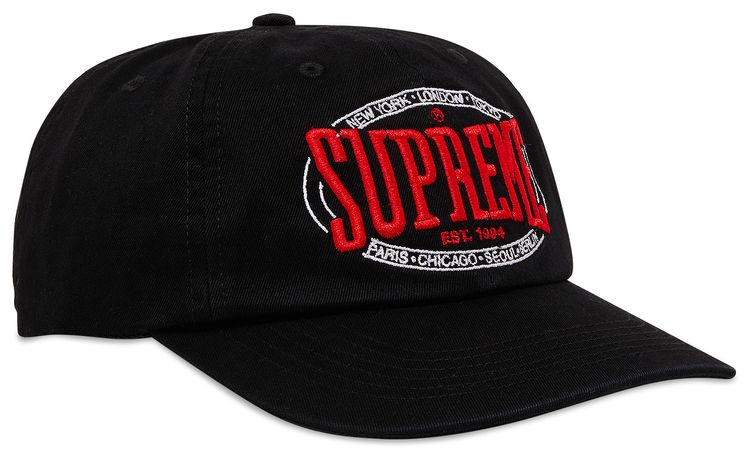 Supreme Warm Up 6 Panel Black